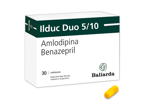 Ilduc Duo_5-10_20.png Ilduc Duo Amlodipina Benazepril Amlodipina angiotensina Antihipertensivo Benazepril bloqueante de canales de calcio Hipertensión arterial IECA Ilduc Duo tensión arterial